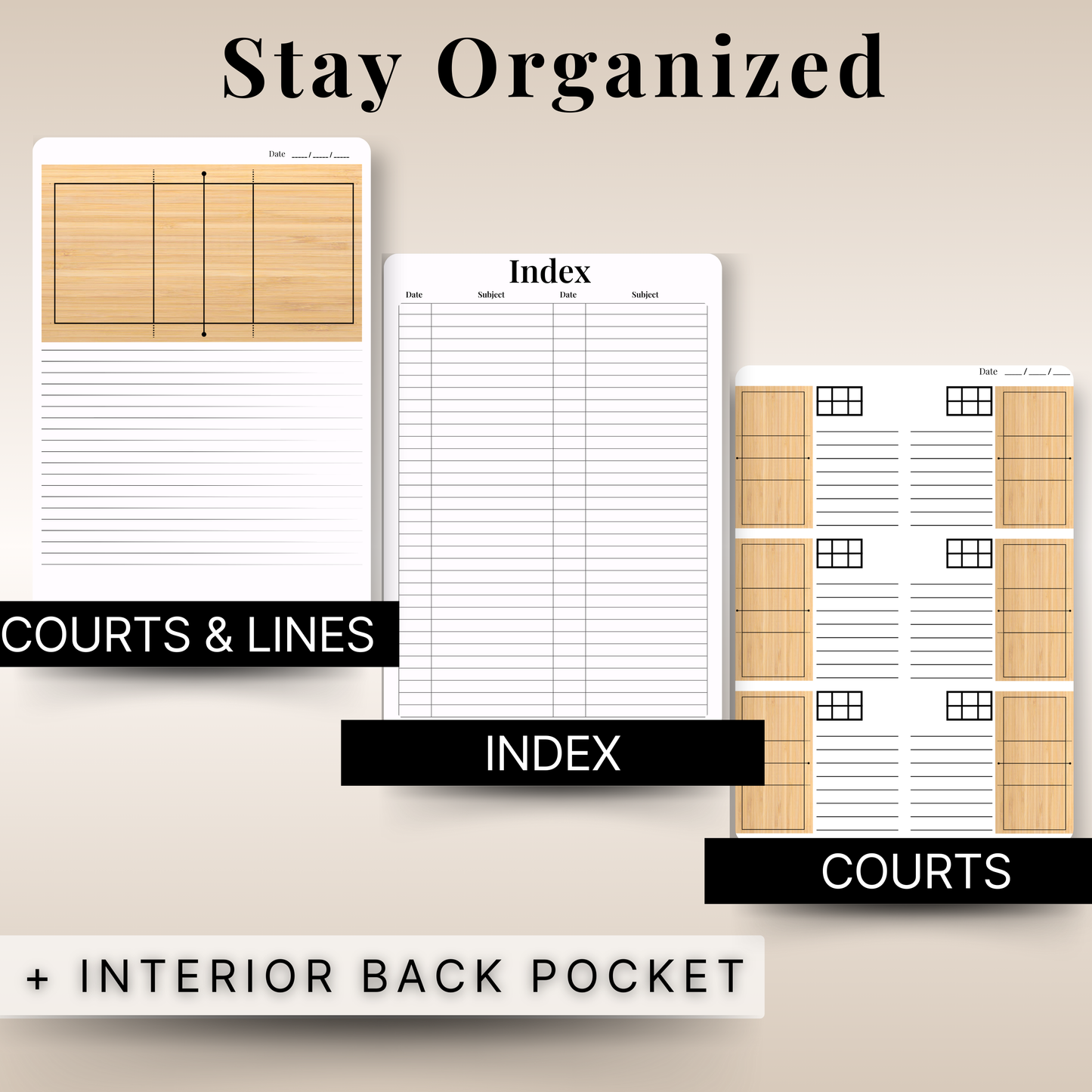 The Playbook Journal: Volleyball Edition