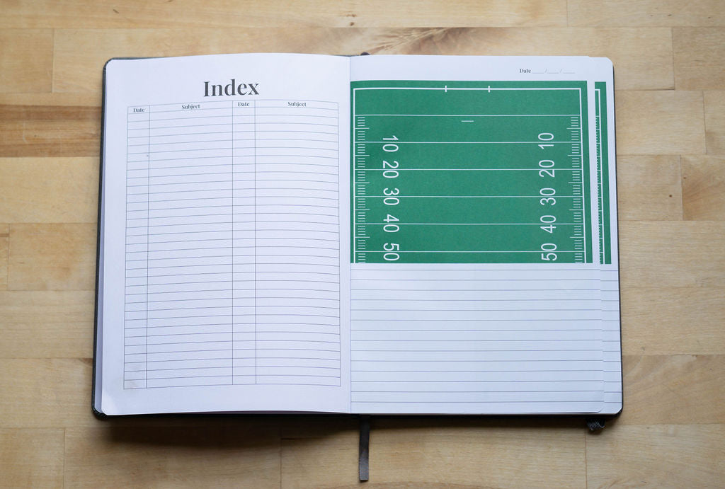 The Playbook Journal: Football Field Edition