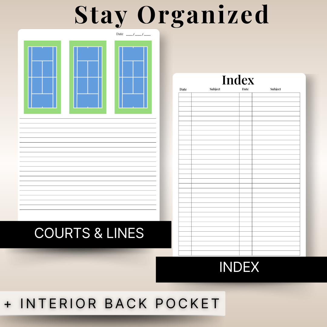 The Playbook Journal: Tennis Court Edition