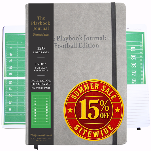 PRE-ORDER The Playbook Journal: Football Field Edition