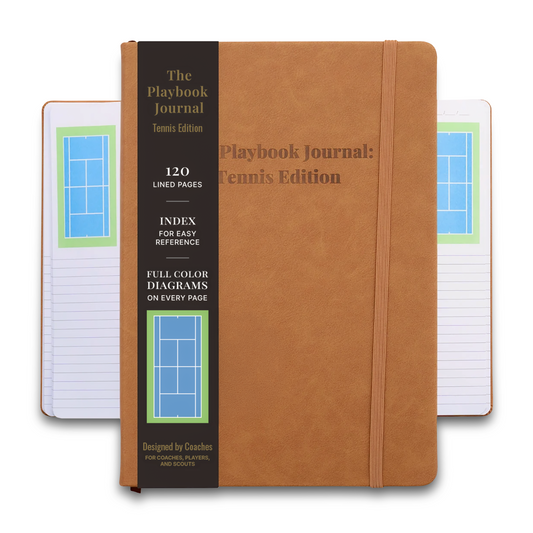 Tennis Court Diagram Journal by The Playbook Journal, photo 1 of 8