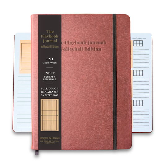 Volleyball Court Diagram Journal by The Playbook Journal, photo 1 of 6