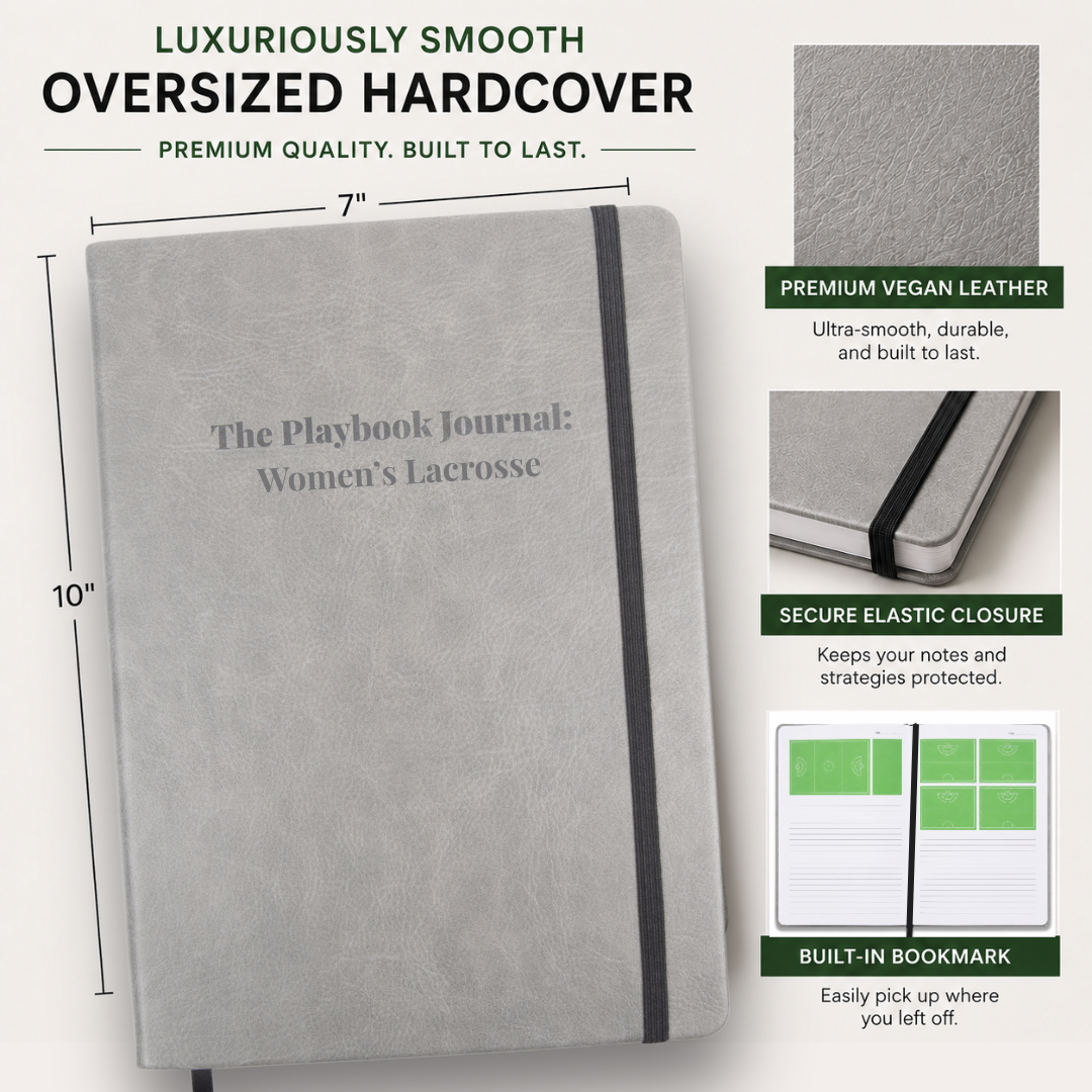 PREORDER Women's Lacrosse Field Diagram Journal