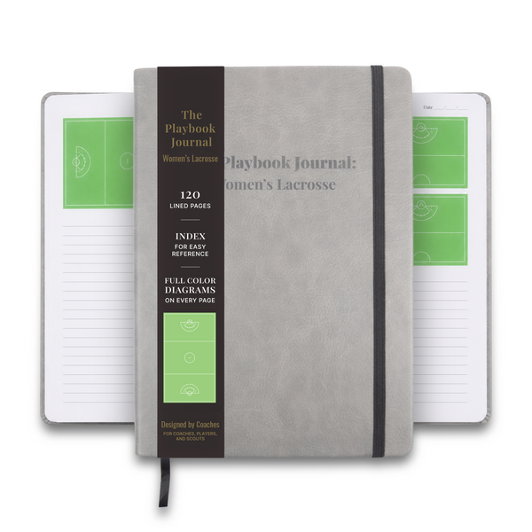PREORDER Women's Lacrosse Field Diagram Journal